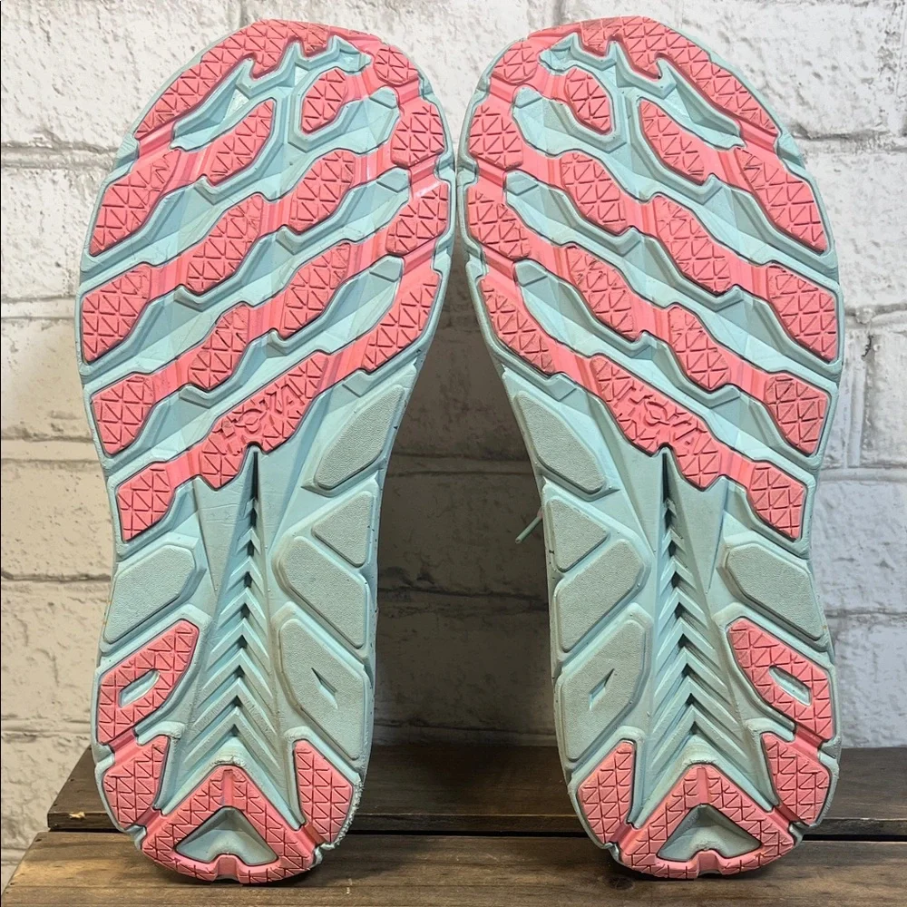 Hoka Free People Movement Clifton 8 Shoes Women's Seaweed Green Tea sz 11D